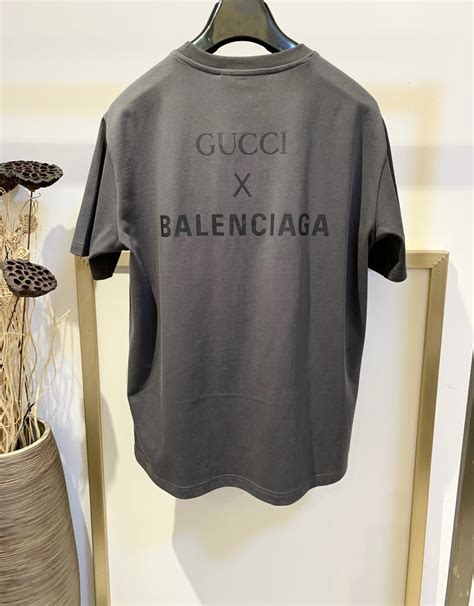 balenciaga gucci tshirt|gucci and balenciaga bag.